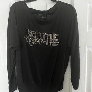 Keep the Faith Off the Shoulder Top